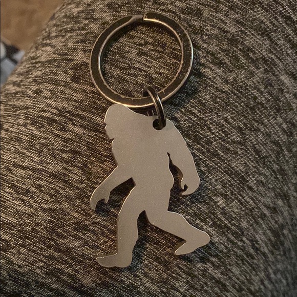 Other - Silver Bigfoot Keychain